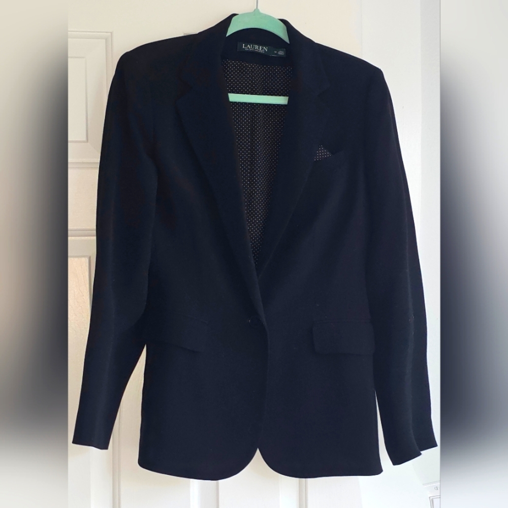 Lauren Ralph Lauren Classic Black Blazer